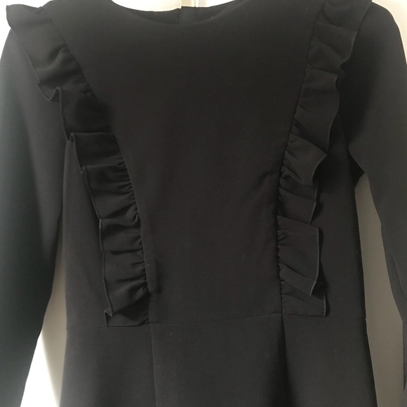 Black Long-sleeve Midi Dress - Picture 6 of 6